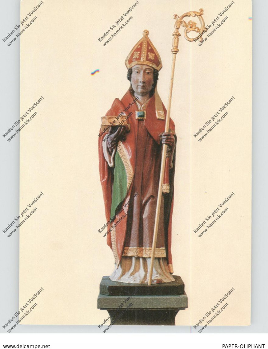 5603 WÜLFRATH - DÜSSEL, Pfarrkirche St. Maximin, Statue St. Maximin - Mettmann