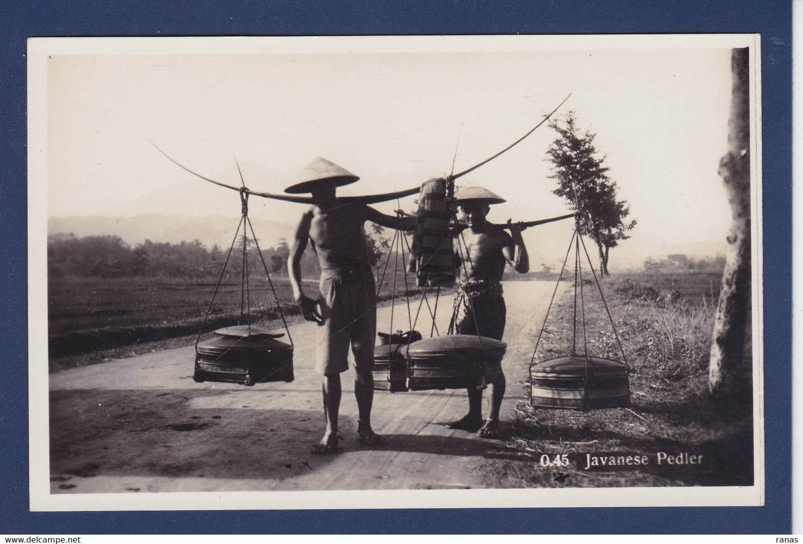 CPA Java Indonésie Type Non Circulé Dutch East Indies Carte Photo - Indonesien