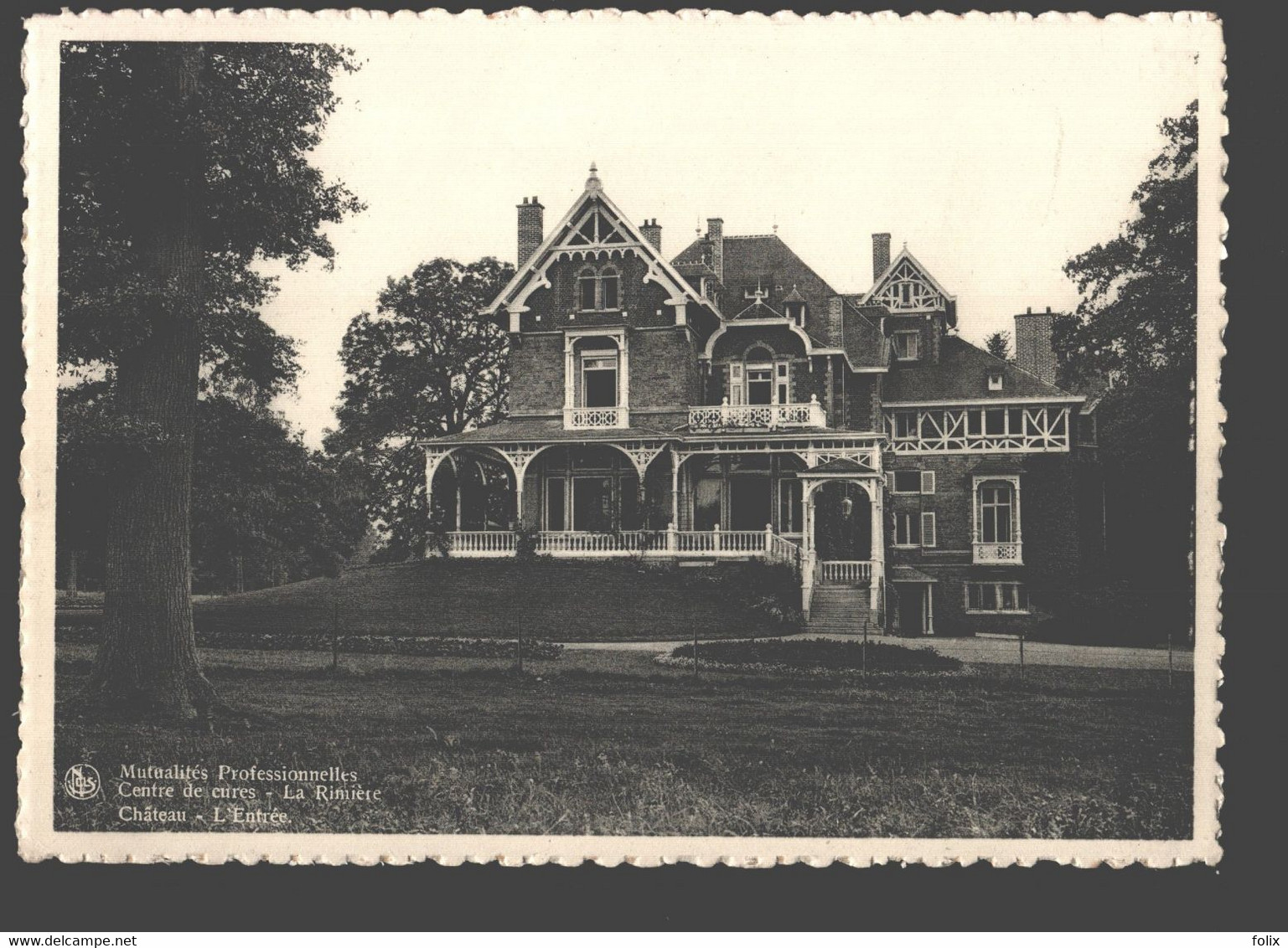 Neupré - Mutualités Professionnelles - Centre De Cures - La Rimière - Château - L'entrée - Neupre