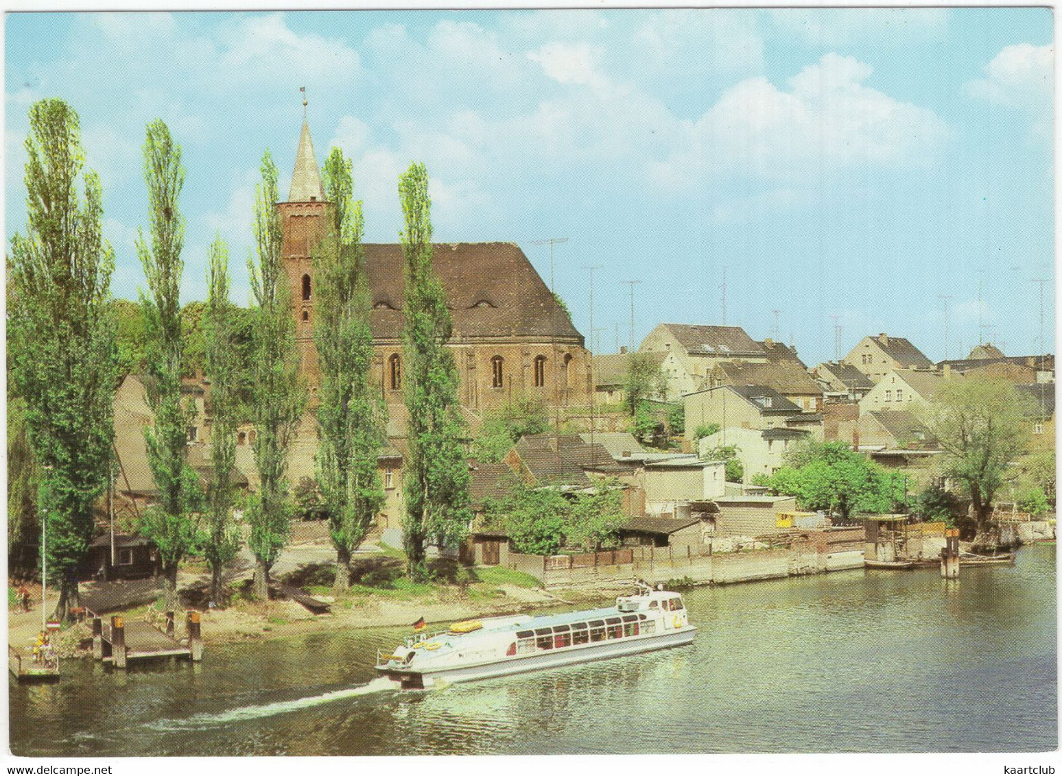 Eisenhüttenstadt - Blick Zur Altstadt - (DDR) - Passagierschiff - Eisenhüttenstadt