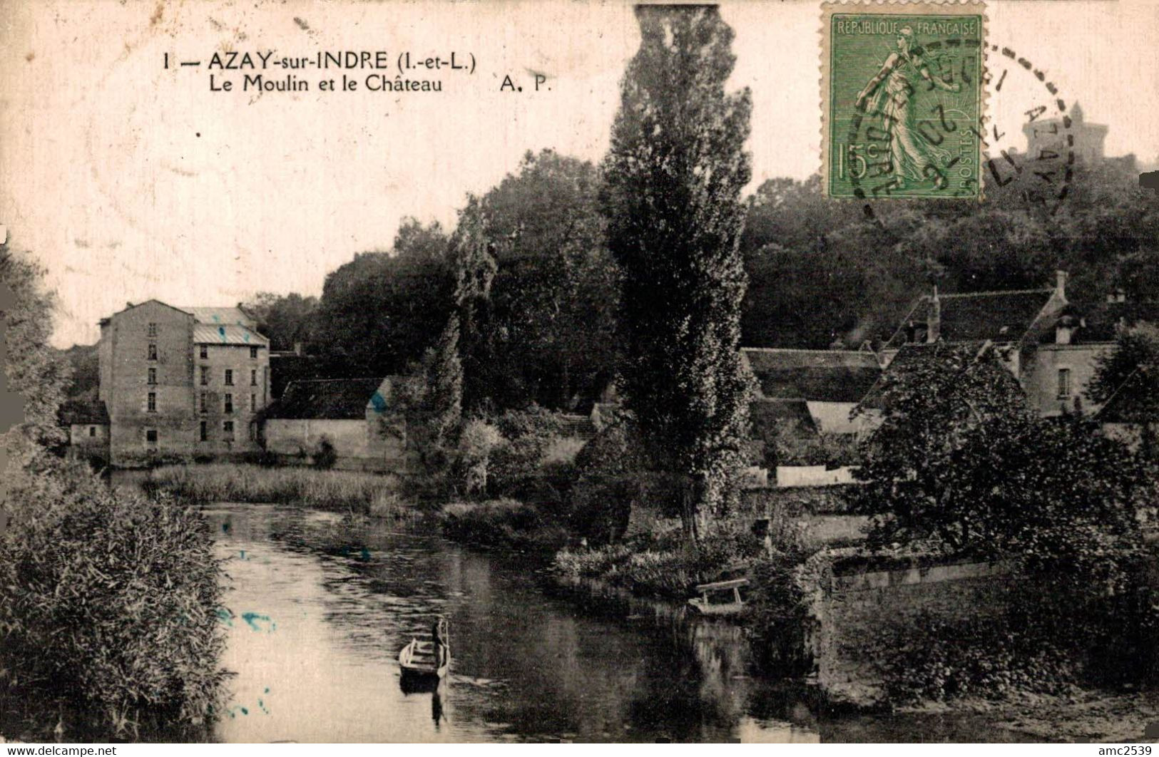 37 AZAY-sur-INDRE    Le Moulin Et Le Château - Other & Unclassified