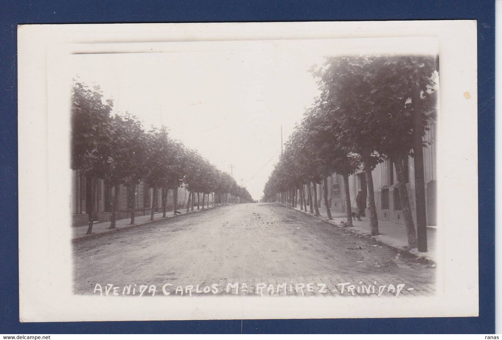 CPA Uruguay Carte Photo écrite Trinidad - Uruguay