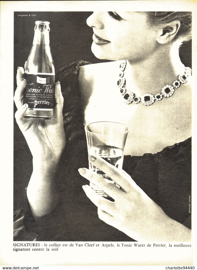 PUB  " PERRIER  "    1961  ( 21 ) - Perrier