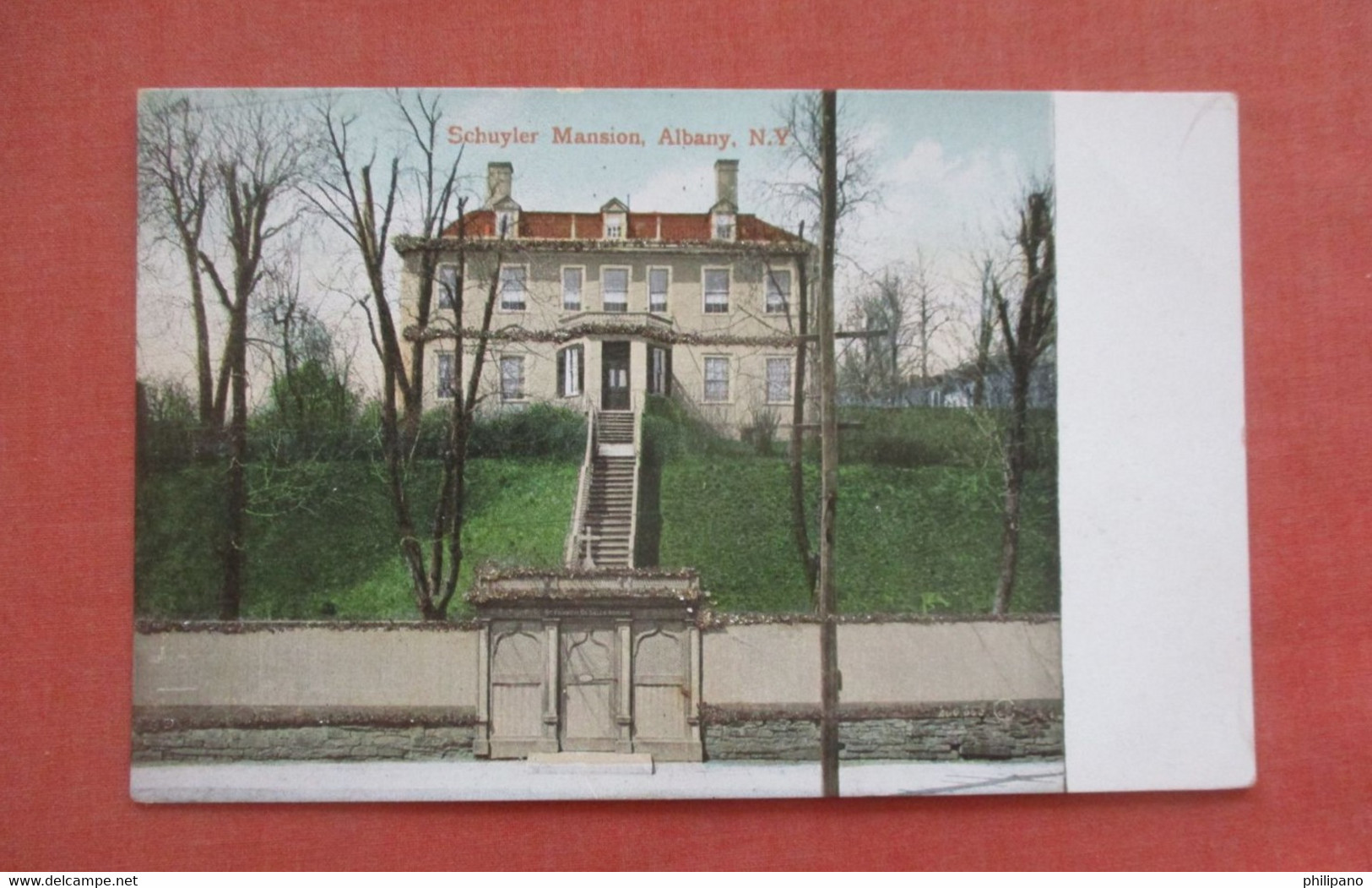 Glitter Added Schuyler Mansion Albany  New York     Ref 4770 - Albany