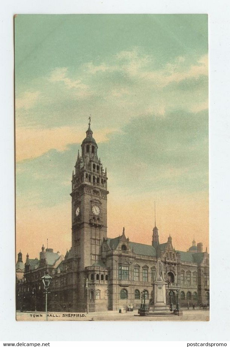 SHEFFIELD, Town Hall  ( 2 Scans ) - Sheffield