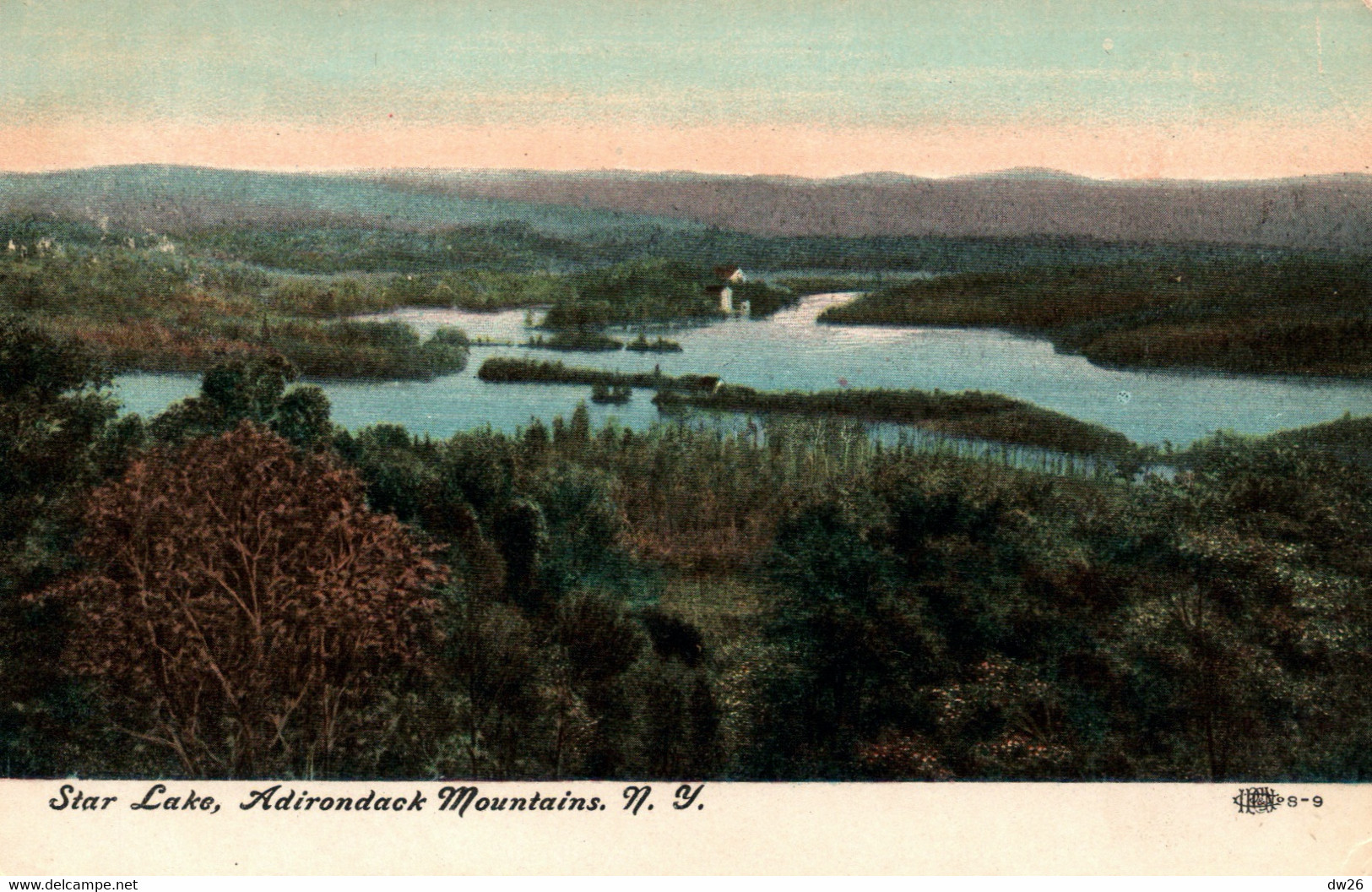 Star Lake, Adirondack Mountains - New York NY - Illustrated Postal Card Co. N° 9 - Adirondack