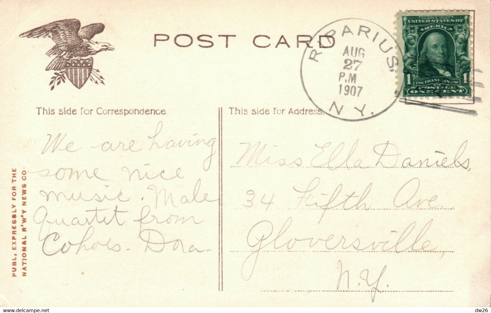 Star Lake, Adirondack Mountains - New York NY - Illustrated Postal Card Co. N° 9 - Adirondack