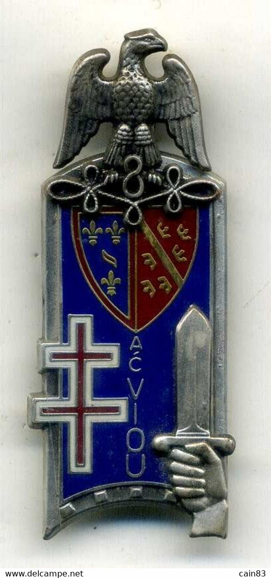 Insigne 127é Promo ADchef VIOU, ENSOA ABC-hussard-chasseur___balme - Heer