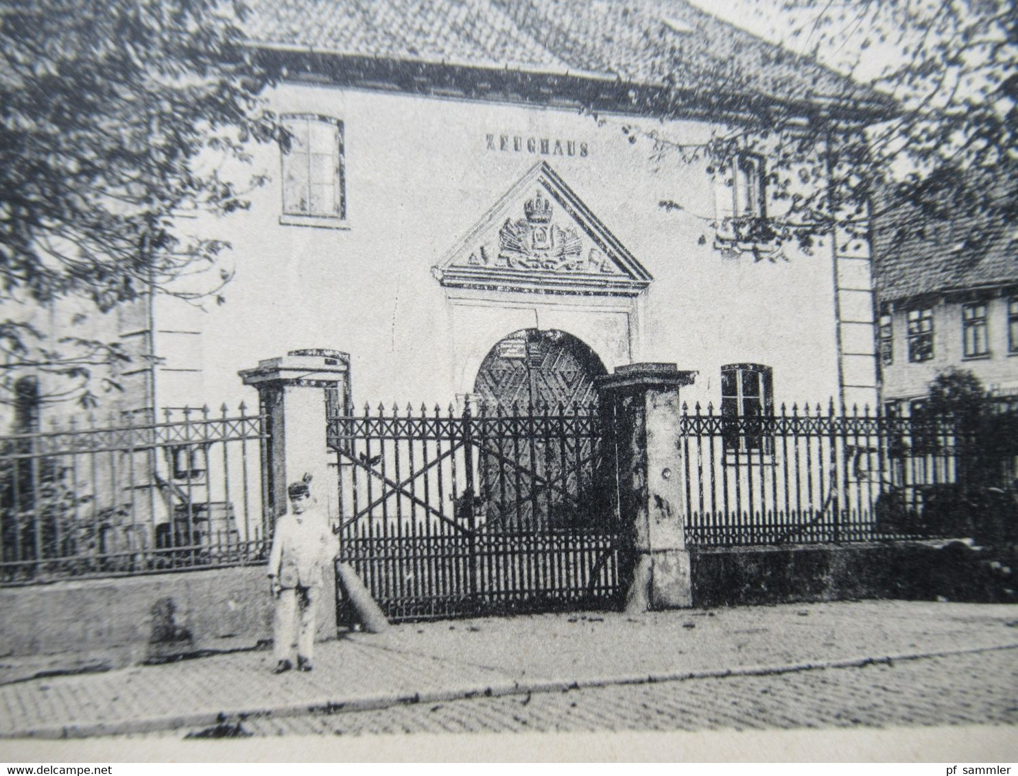 Deutsches Reich 1913 AK Stade Zeughaus Verlag Johs. Haack Stade. Nach Hamburg Gesendet - Stade