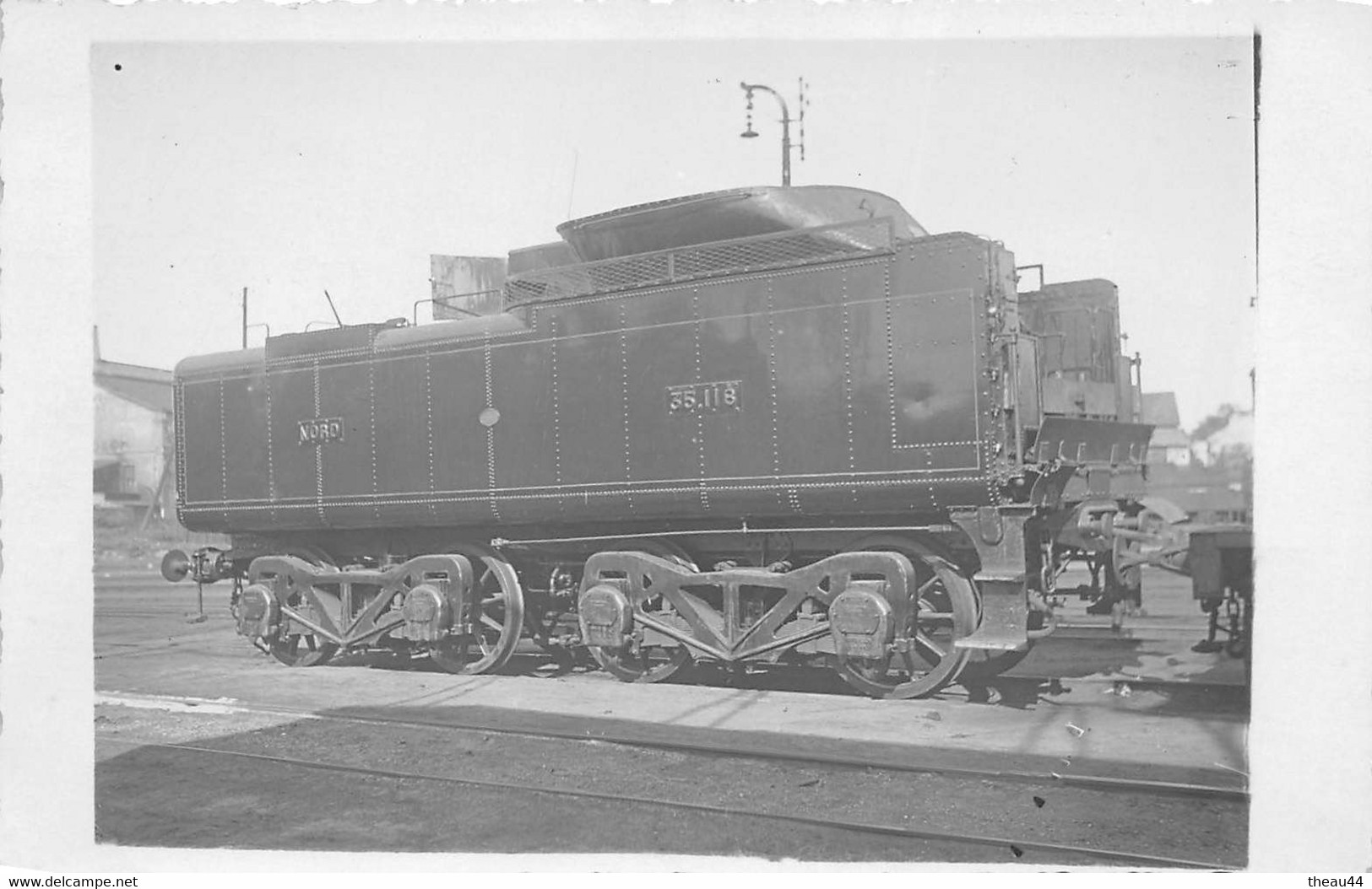 ¤¤  -  Carte-Photo D'un TENDER De La Compagnie Du NORD N° 35.118 En Gare  -   Chemin De Fer  -  ¤¤ - Eisenbahnen