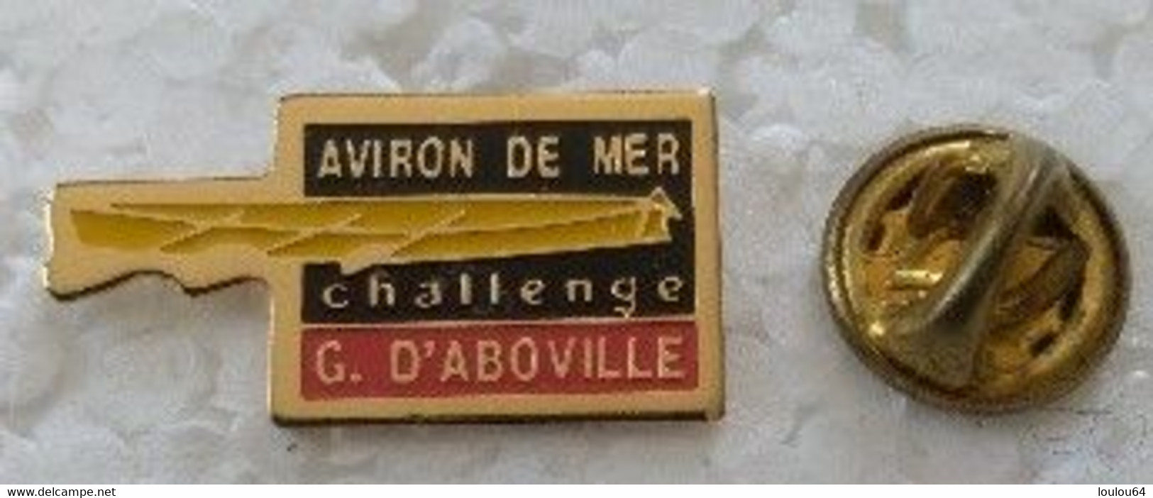 Pin's - Sports - AVIRON DE MER - Challenge - G. D'ABOVILLE - - Remo