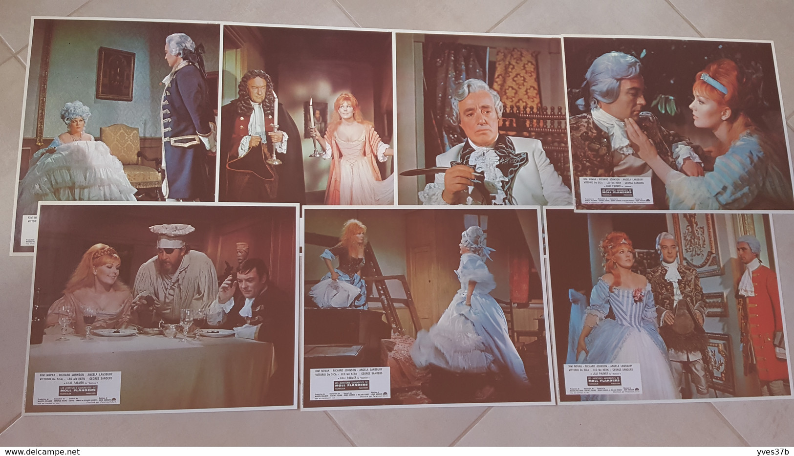 "Les Aventures Amoureuses De Moll Flanders" K. Novak(1965) 7 Photos 23x30 NEUVES - Foto's