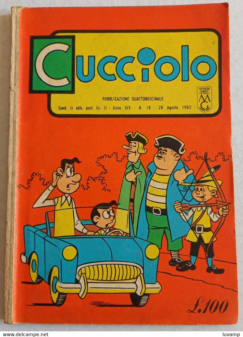 CUCCIOLO N.18 DEL  28 AGOSTO 1965  EDIZIONI  ALPE ( CART 48) - Humor