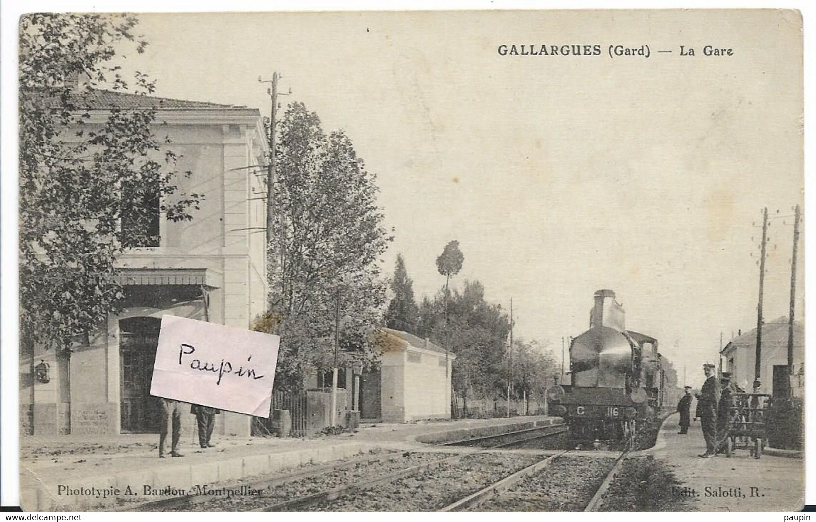 GALLARGUES La Gare ( Train) - Gallargues-le-Montueux