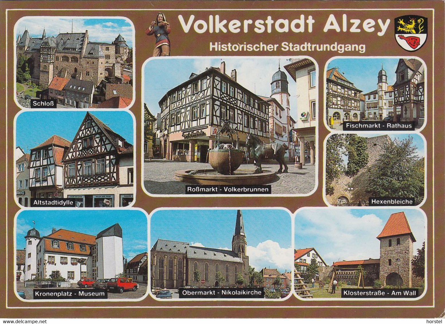 D-55232 Alzey - Rheinland - Alte Ansichten - Stadtrundgang - Alzey