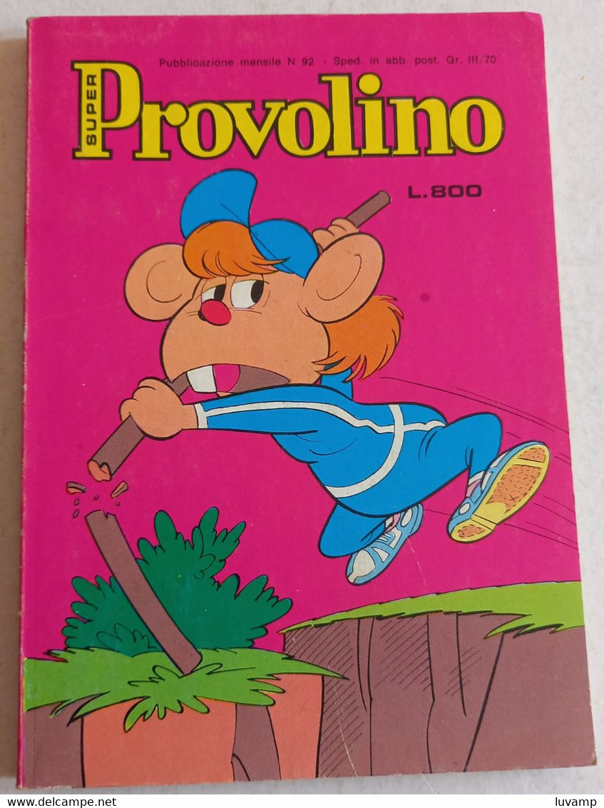 PROVOLINO SUPER   N. 92  DEL  SETTEMBRE 1981  EDIZIONI   METRO ( CART 48) - Umoristici