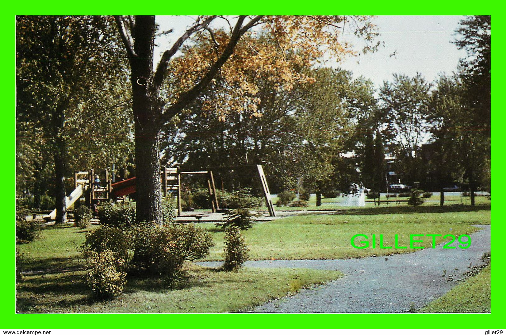 SHAWINIGAN, QUÉBEC - PARC SAINT-MARC - CIRCULÉE EN 1986 - PHOTO SHABONI - - Trois-Rivières