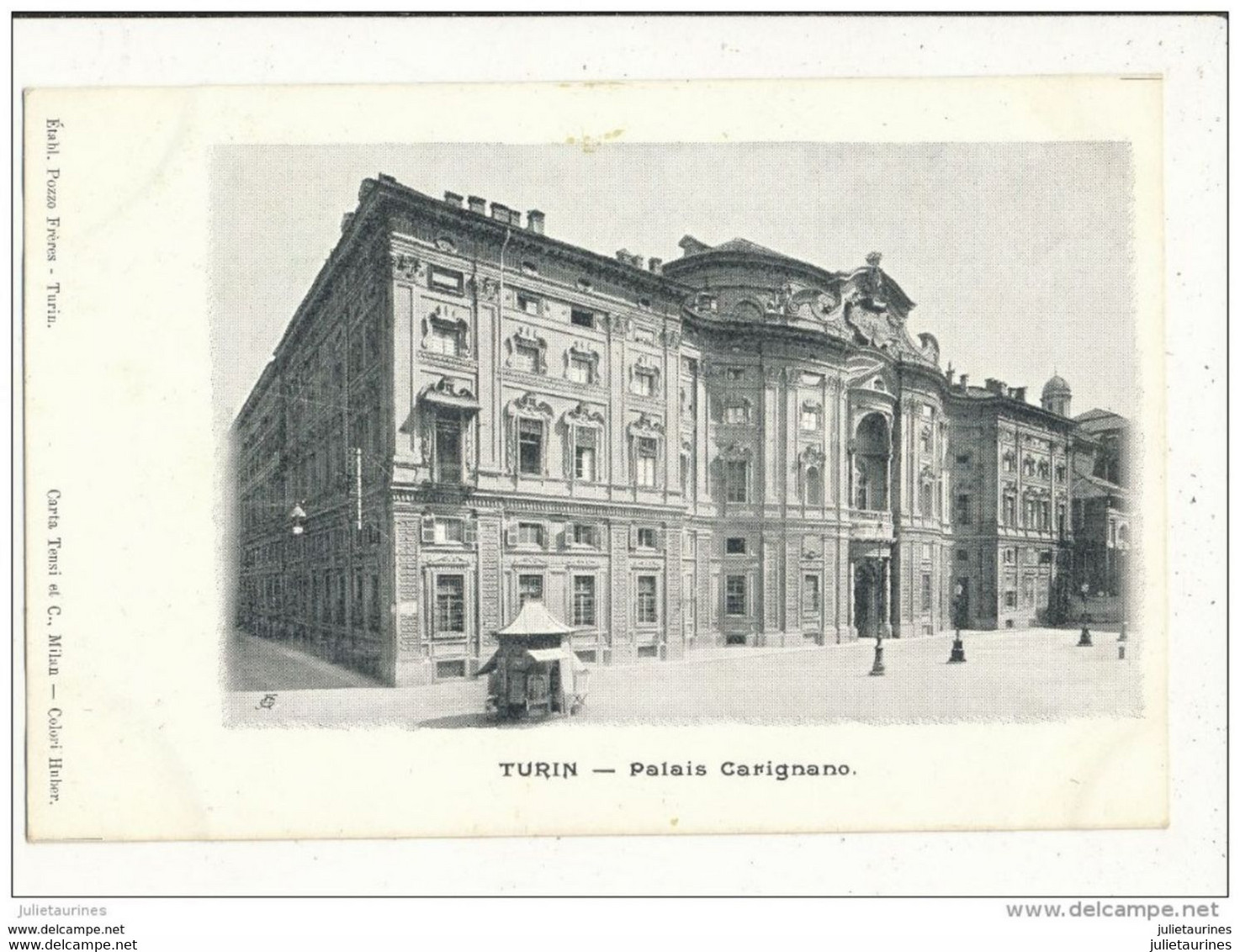 TURIN PALAIS CARIGNANO CPA BON ETAT - Palazzo Carignano