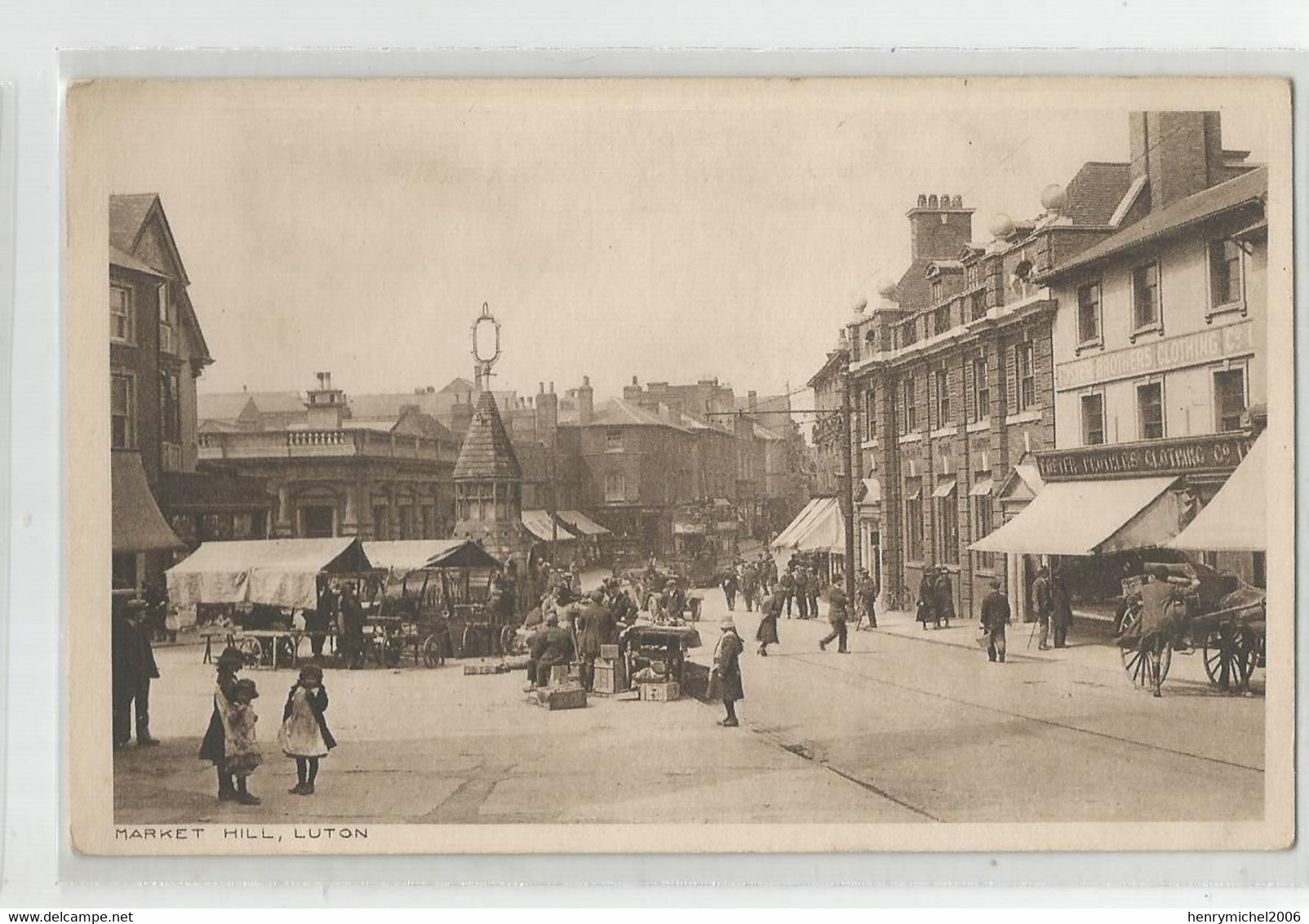 Cpa England Bedfordshire Market Hill , Luton - Other & Unclassified
