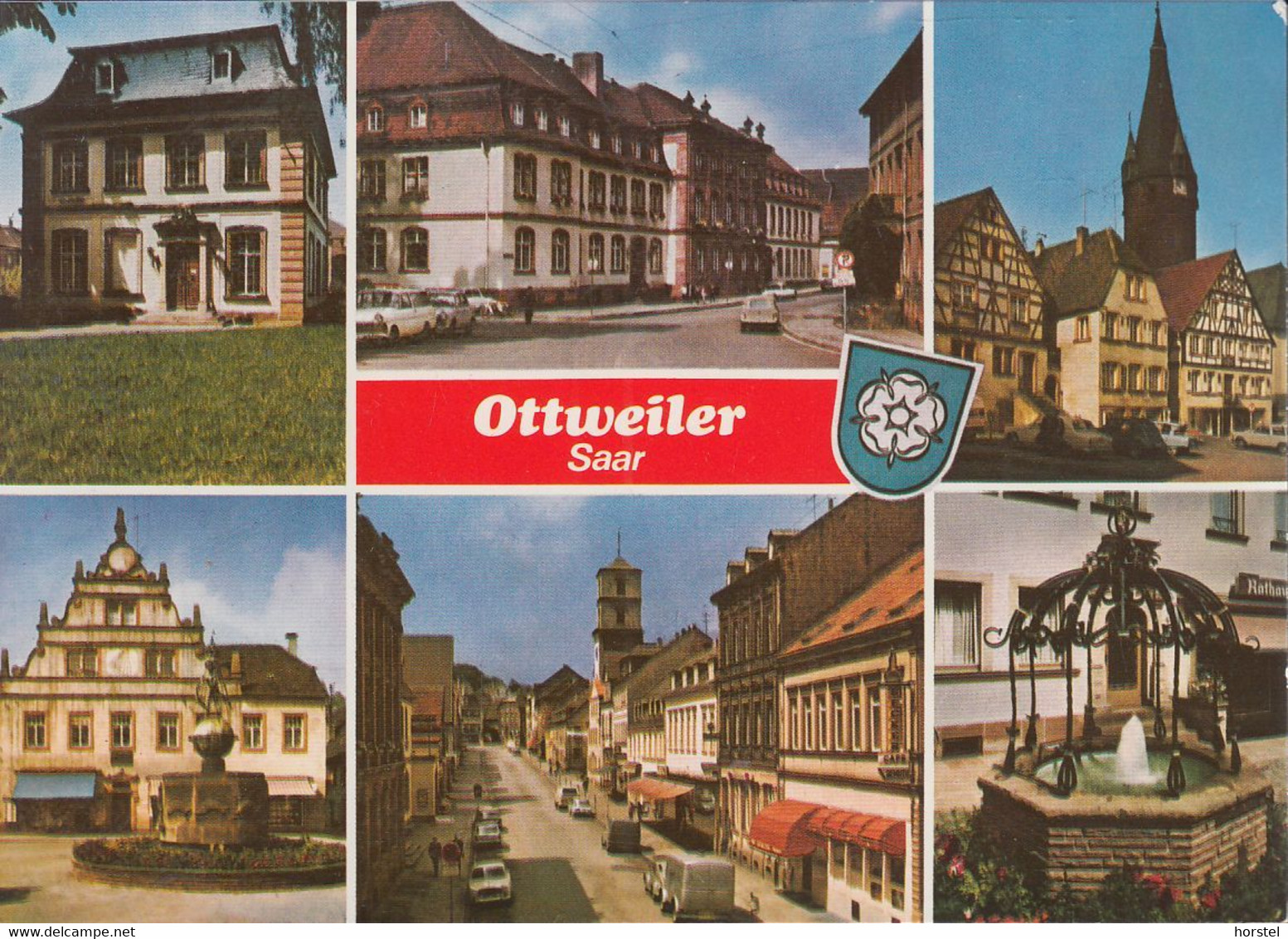 D-66564  Ottweiler - Straßenansichten - Cars - Opel - Kreis Neunkirchen