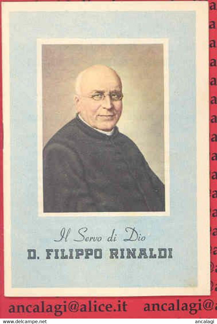 LIBRI 0221B - D. FILIPPO RINALDI - Il Servo Di Dio - - Religion