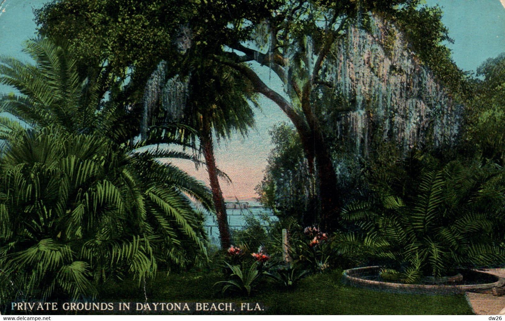 Private Grounds In Daytona Beach, Florida, FLA FL - Pub. By H. & W.B. Drew - Daytona