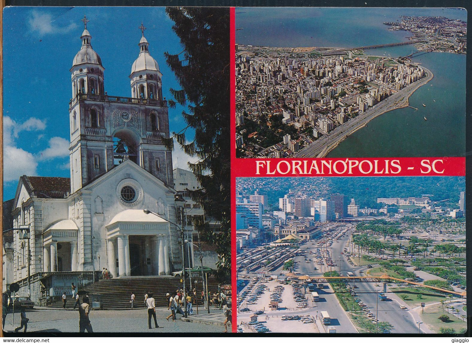 °°° 25180 - BRASIL - FLORIANOPOLIS - VISTA VIEWS - 1998 With Stamps °°° - Florianópolis