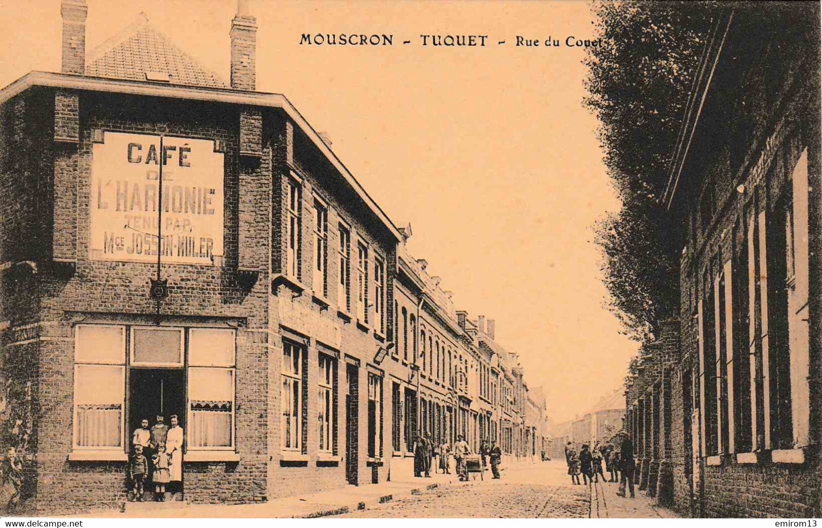 Mouscron Tuquet Rue Du Couet Café De L’Harmonie - Moeskroen