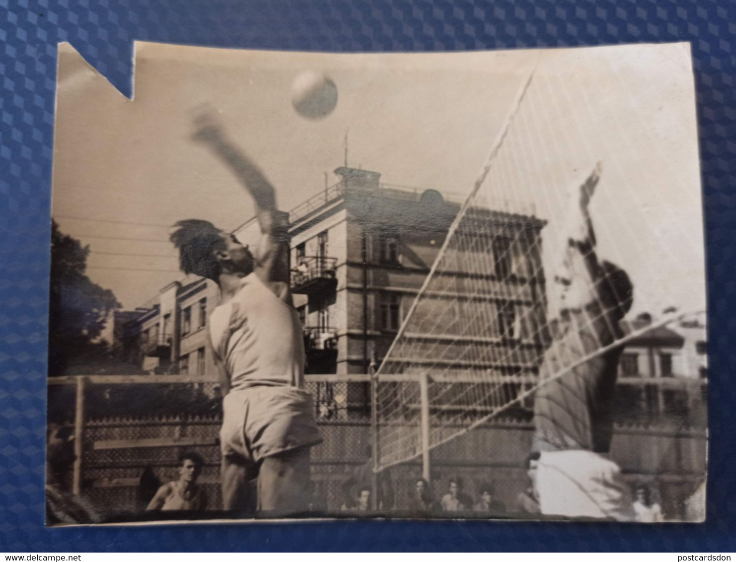 RUSSIA. USSR   Volleyball, Men Team. OLD USSR Original Photo PC Size. 1960s - Volleyball