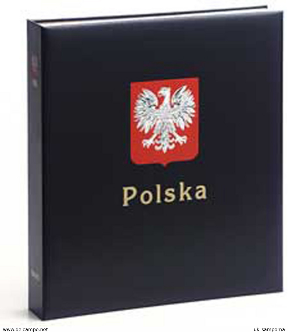 DAVO 7443 Luxe Binder Stamp Album Poland III - Grand Format, Fond Noir