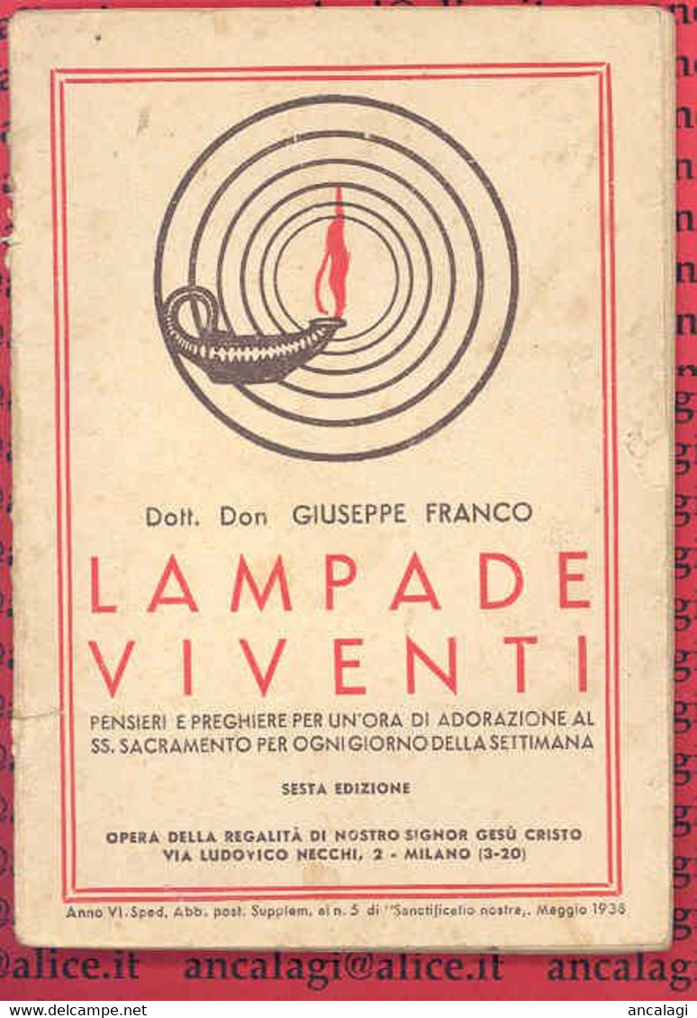 LIBRI 0220 - LAMPADE VIVENTI - Don Giuseppe Franco - - Religion