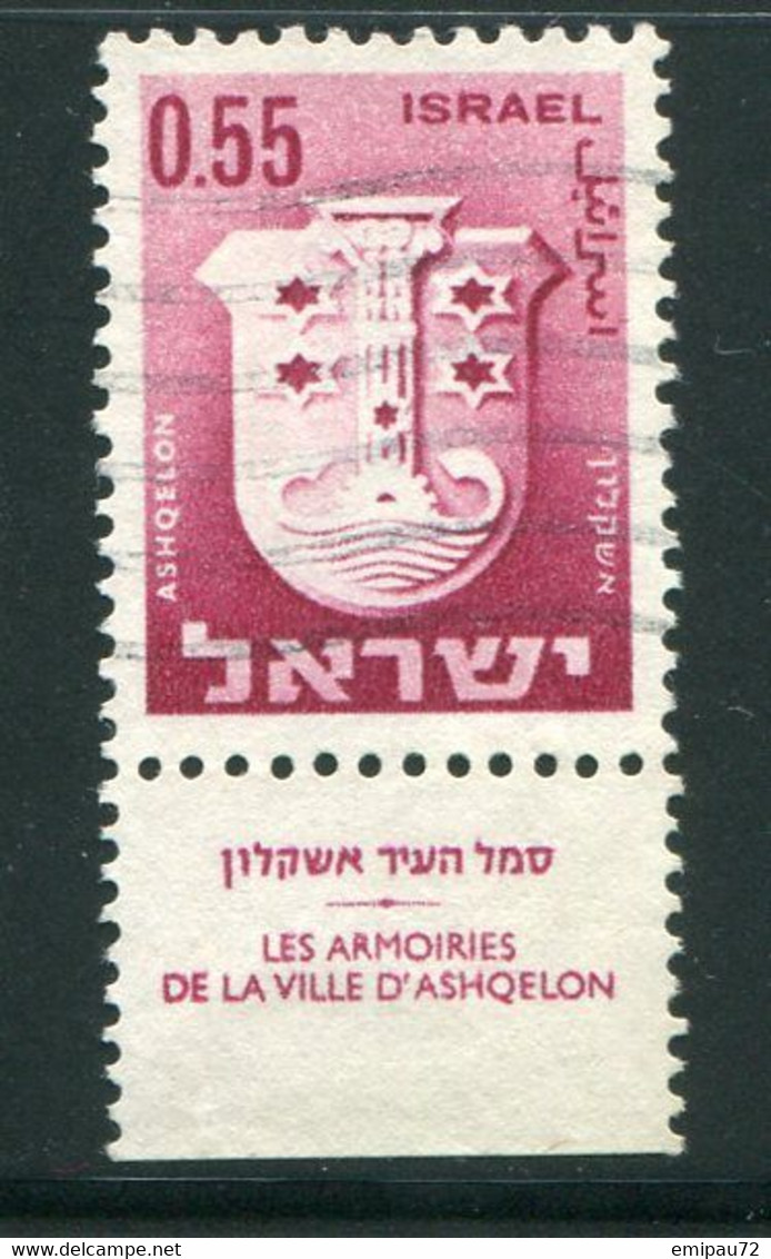 ISRAEL- Y&T N°283A- Oblitéré - Used Stamps (with Tabs)