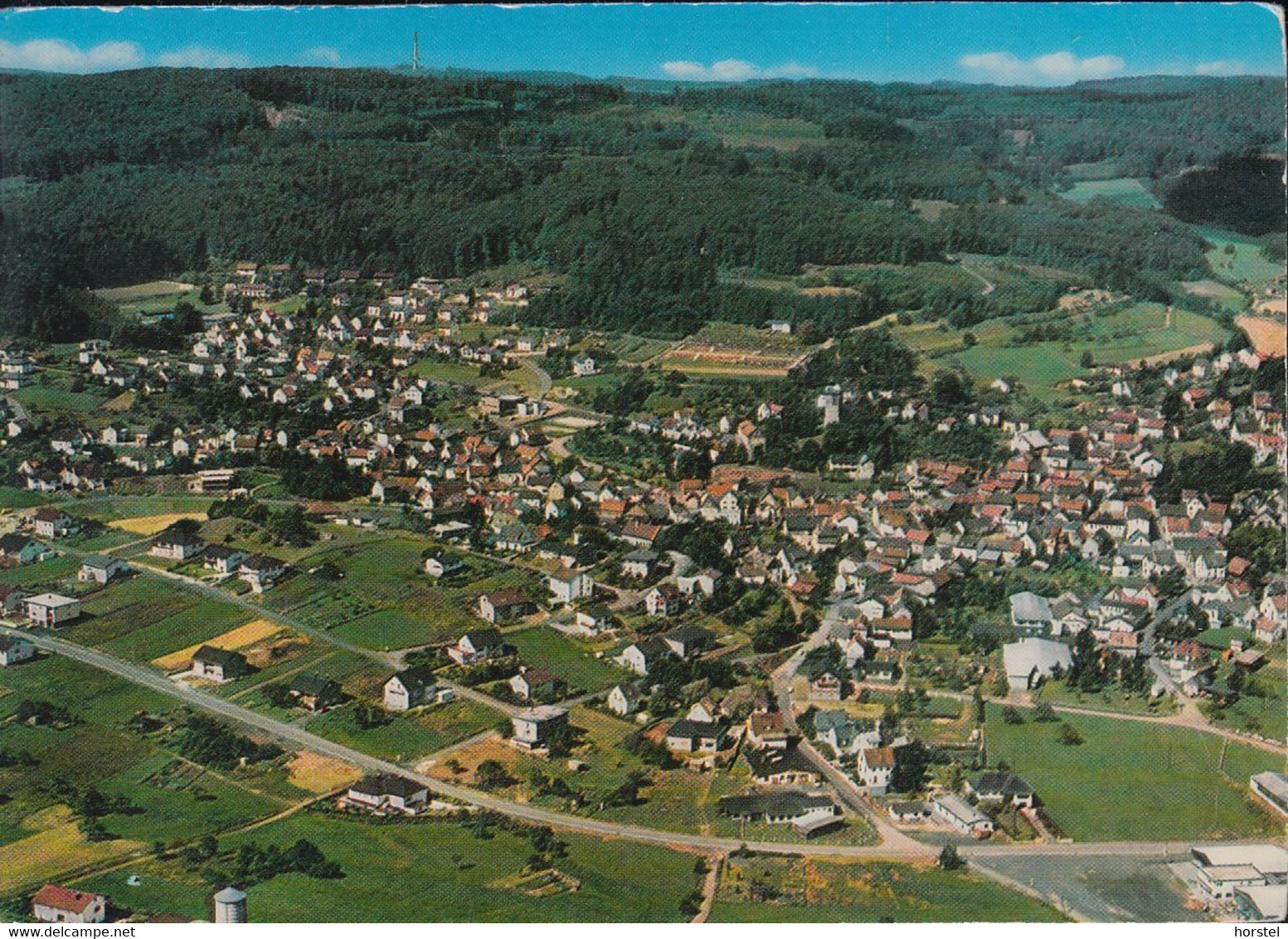 D-35232 Dautphetal - Holzhausen - Hünstein - Luftaufnahme - Air View - Biedenkopf