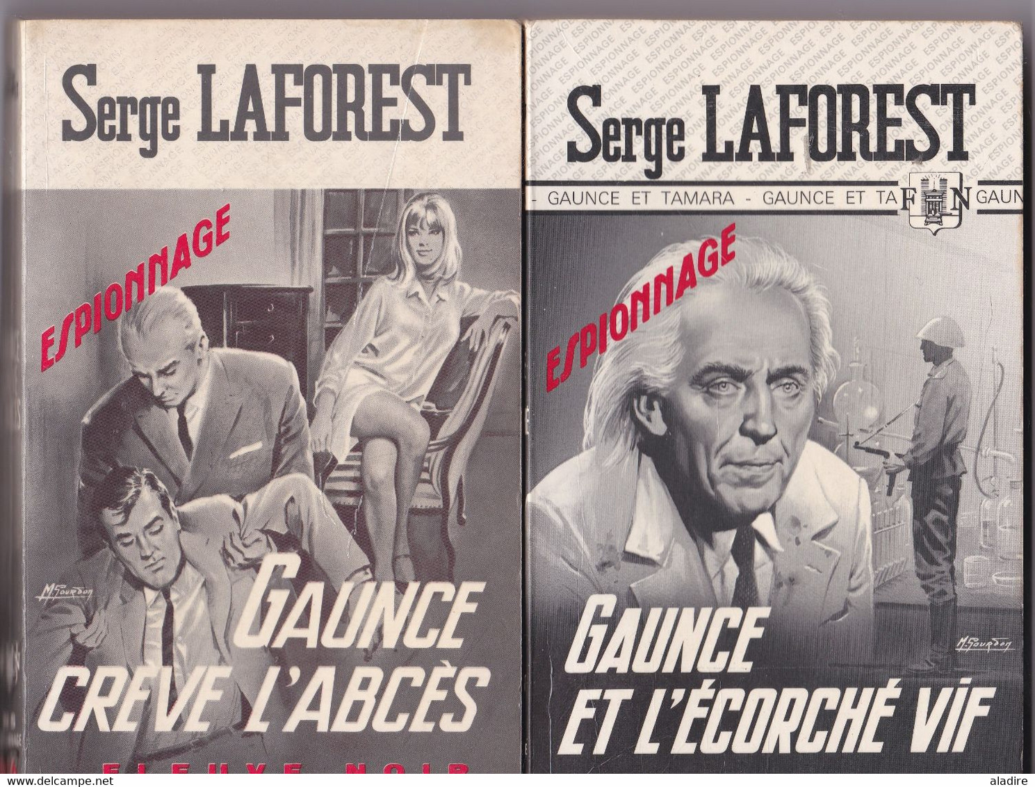 SERGE LAFOREST  - Lot De 18 Romans De Cet écrivain De Polars Emblématique De  Fleuve Noir  - (1916 - 1983) - Bücherpakete