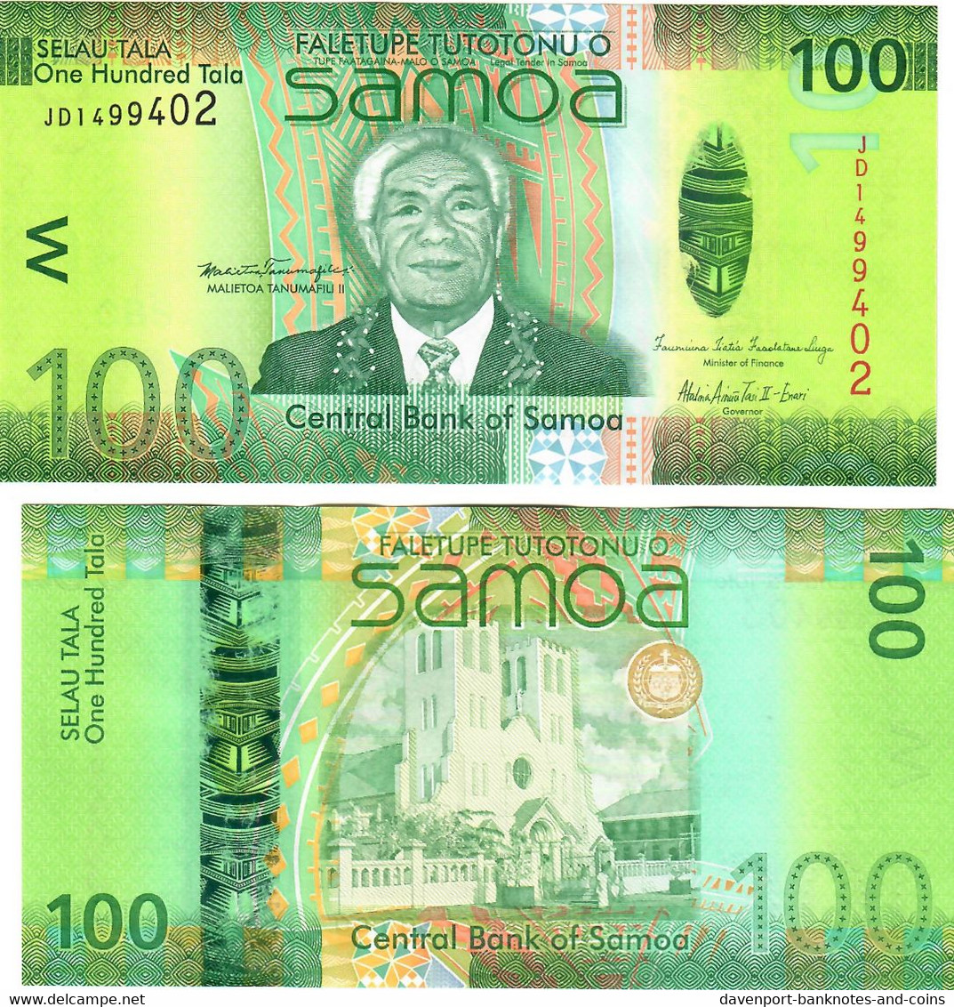 Samoa 100 Tala 2012 UNC - Samoa