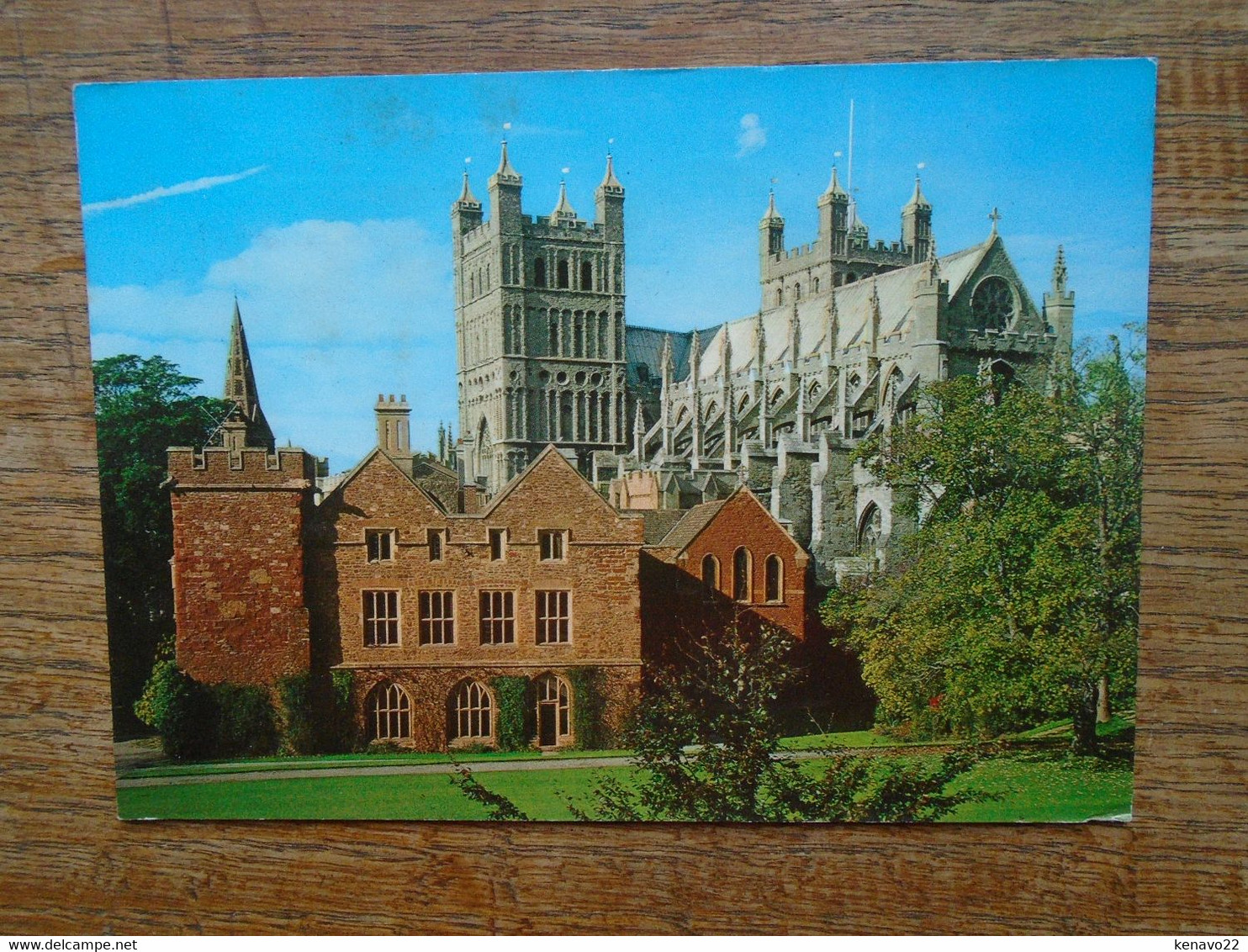 Royaume-uni , Exeter , Exeter Cathédral , The East End And Bishops Palace "" Beaux Timbre Et Cachets "" - Exeter