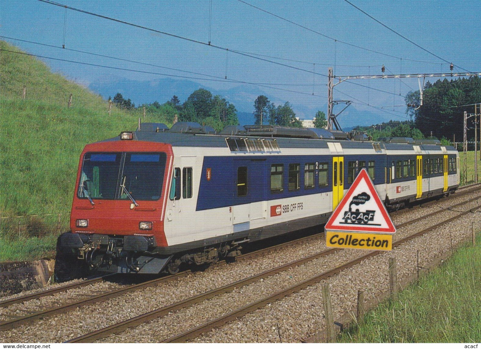 Automotrice RBDe 4/4 2121 SBB CFF à Rothenburg (Suisse) - - Trains