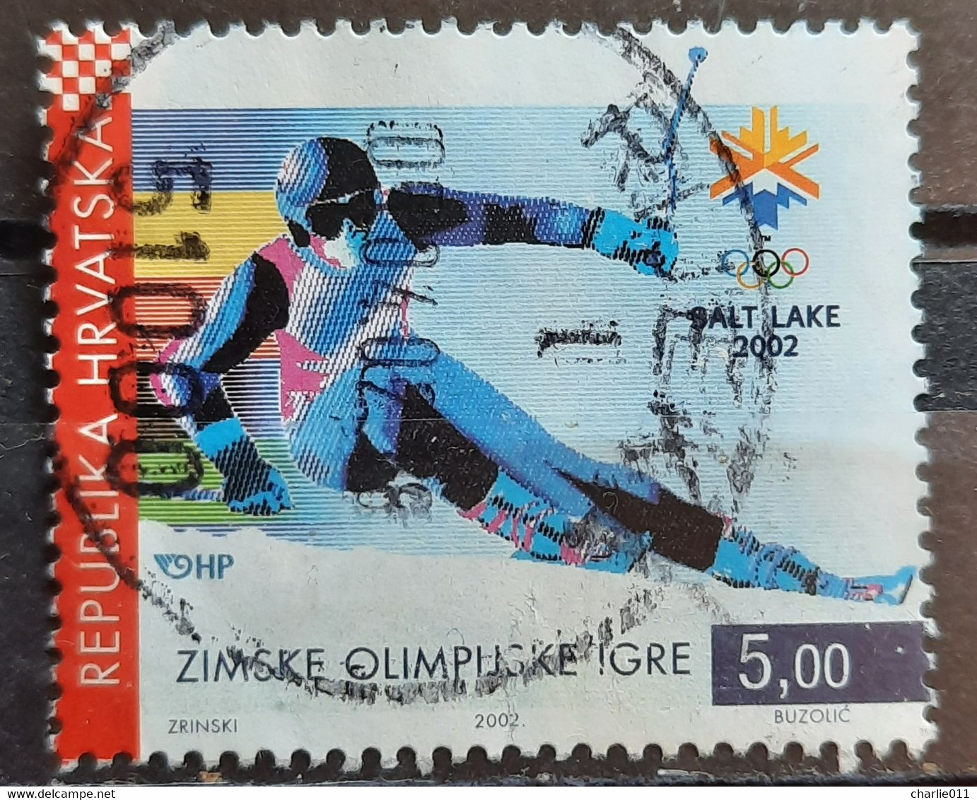 SKIING-5 K-WINTER OLYMPIC-SALT LAKE CITY-CROATIA-2002 - Hiver 2002: Salt Lake City