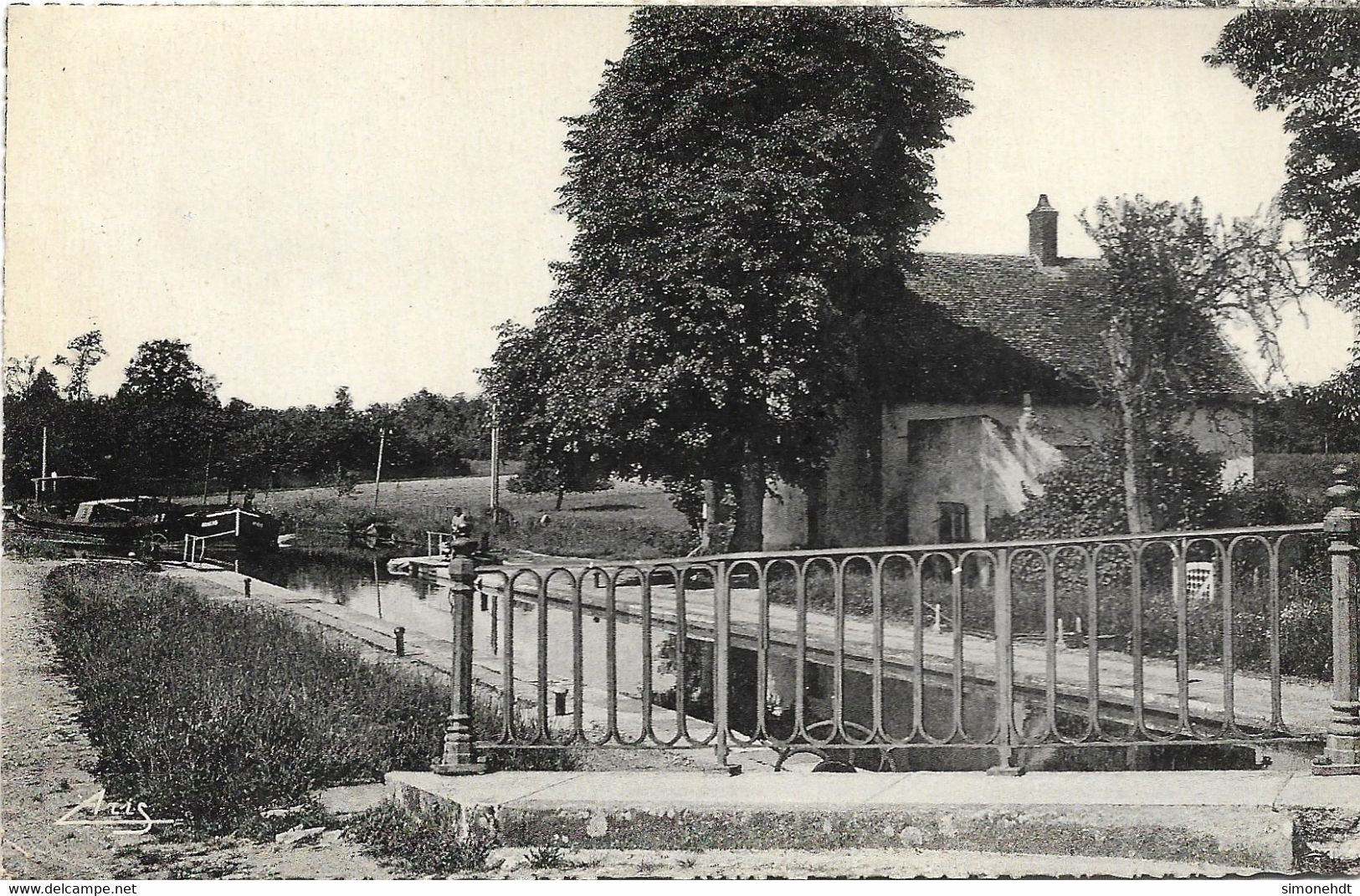 FONTAINES - Le Canal - Péniche- Ecluse - Andere & Zonder Classificatie