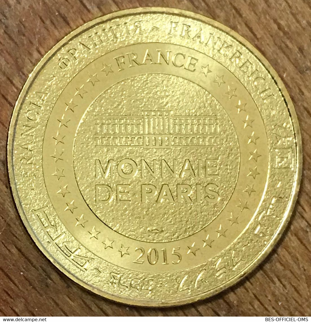 75008 PARIS BATEAUX MOUCHES PONT DE L'ALMA MDP 2015 MÉDAILLE MONNAIE DE PARIS JETON TOURISTIQUE MEDALS TOKENS COINS - 2015