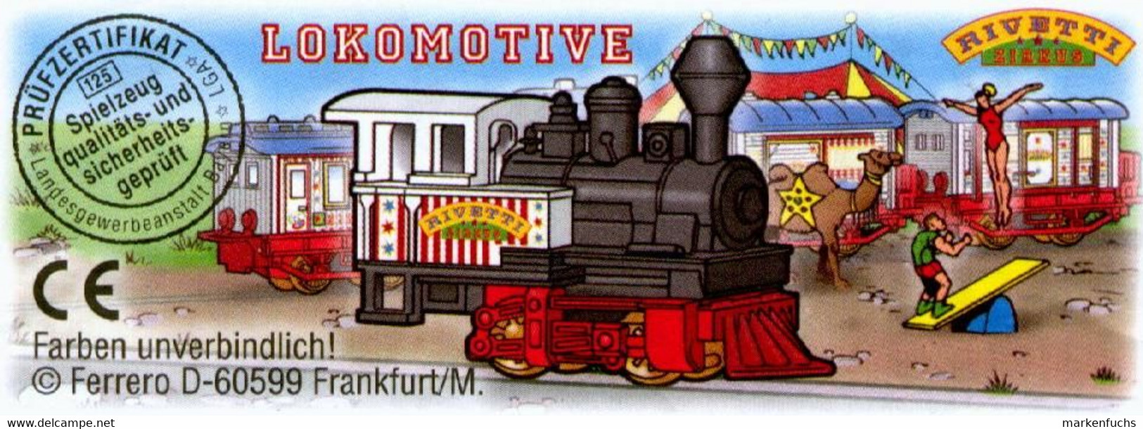 Zirkus Rivetti 1997 / Lokomotive + BPZ - Ü-Ei