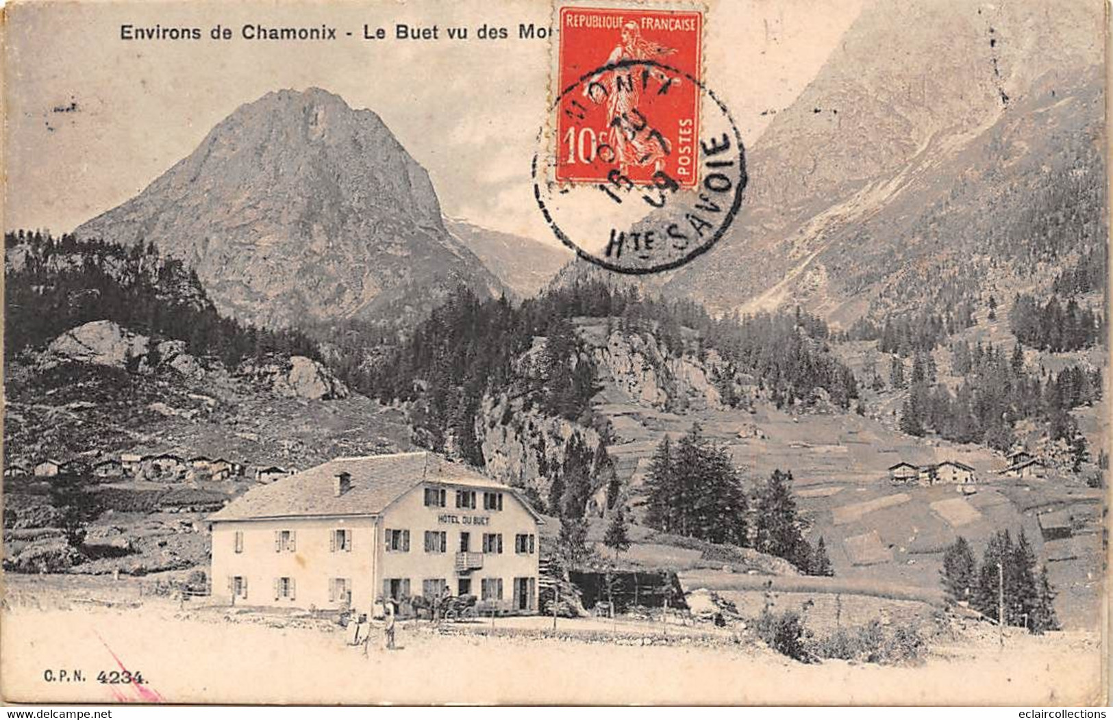 Vallorcine       74            Hôtel Du Buet              (voir Scan) - Autres & Non Classés