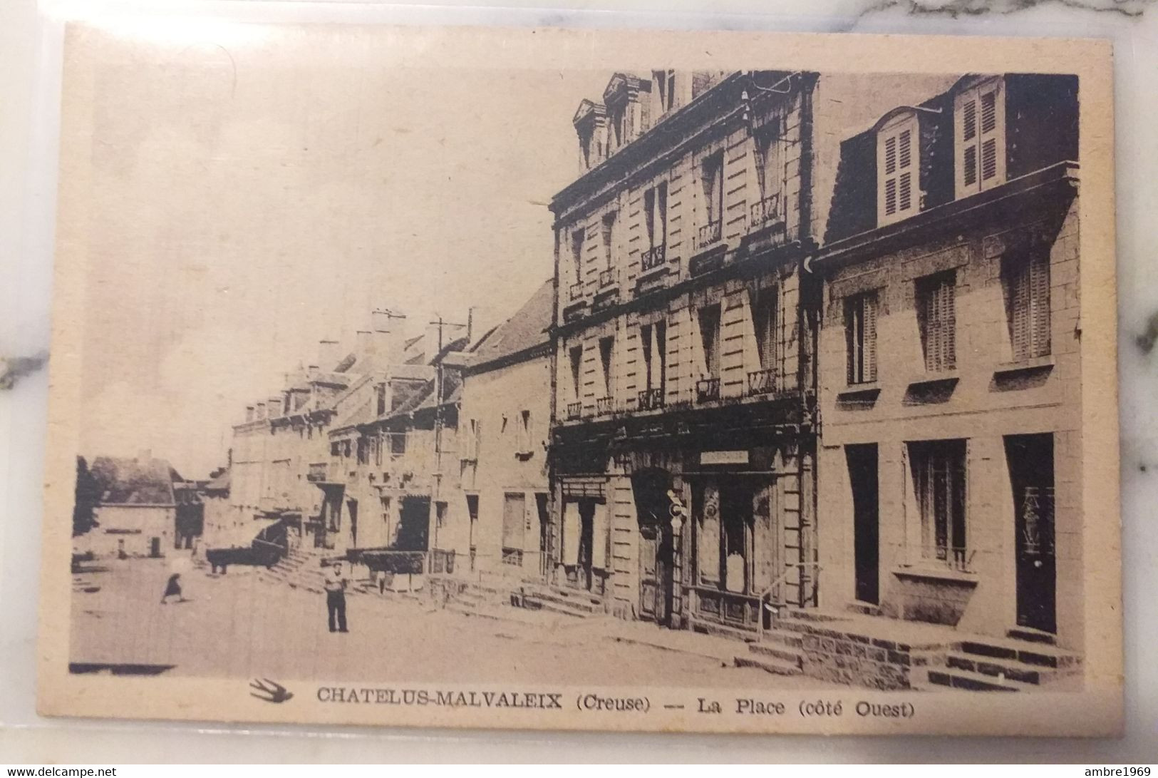 23 CHATELUS MALVALEIX - La Place Coté Ouest - Chatelus Malvaleix