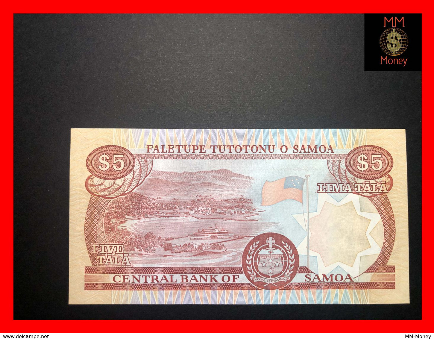 SAMOA 5 Tala 2002 P. 33 A  With Solid Sec. Thread And 1 Signature  UNC - Samoa