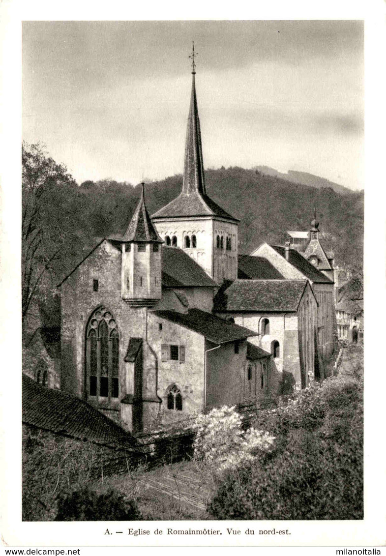 Eglise De Romainmotier - Vue Du Nord-est - Romainmôtier-Envy