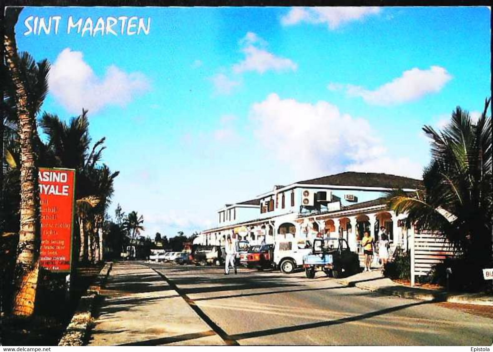 ►CPSM Saint Martin Maho Bay Automobile   Car - Sint-Marteen