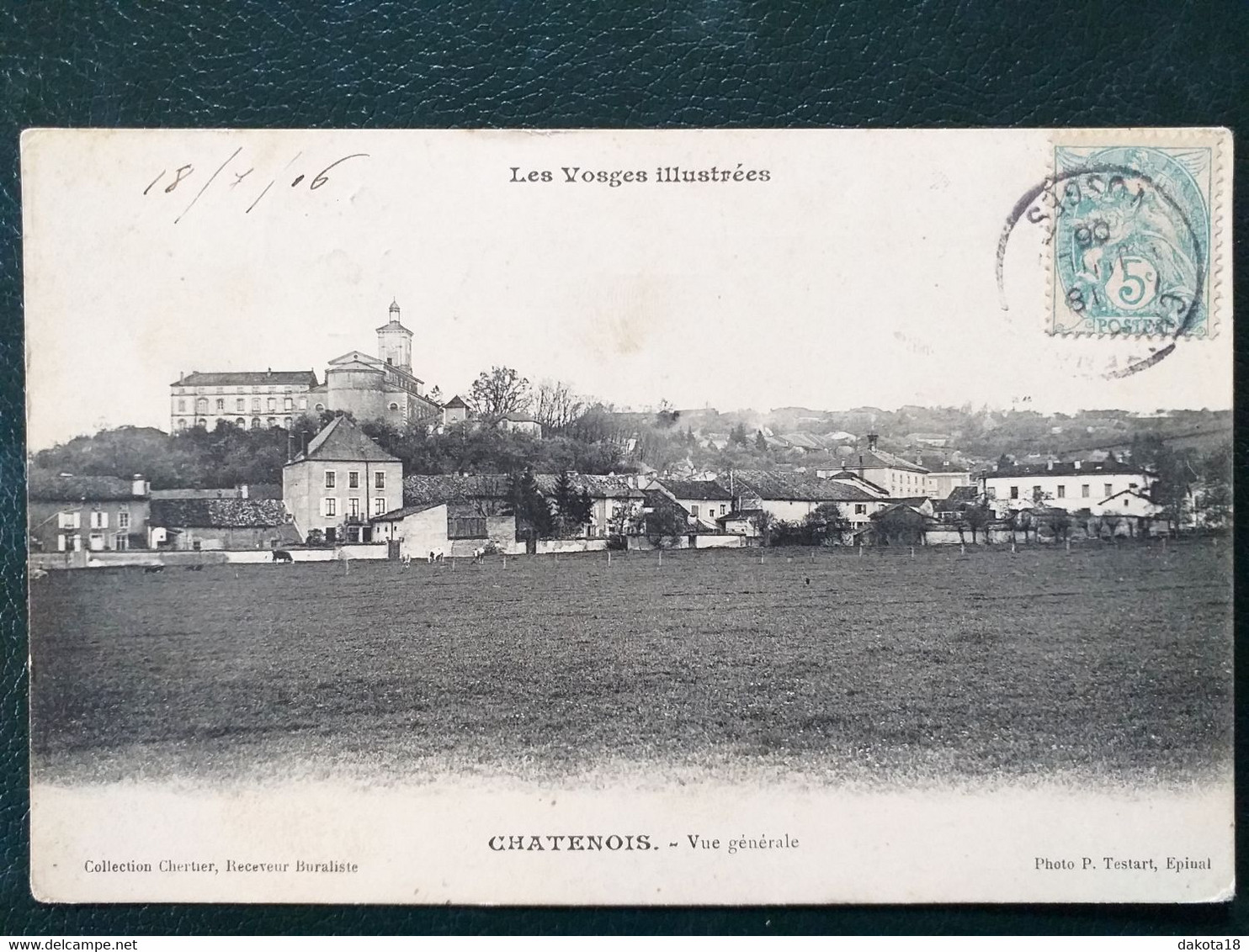 88 , Chatenois  ,vue Générale En 1906  .....scan Recto Verso - Chatenois