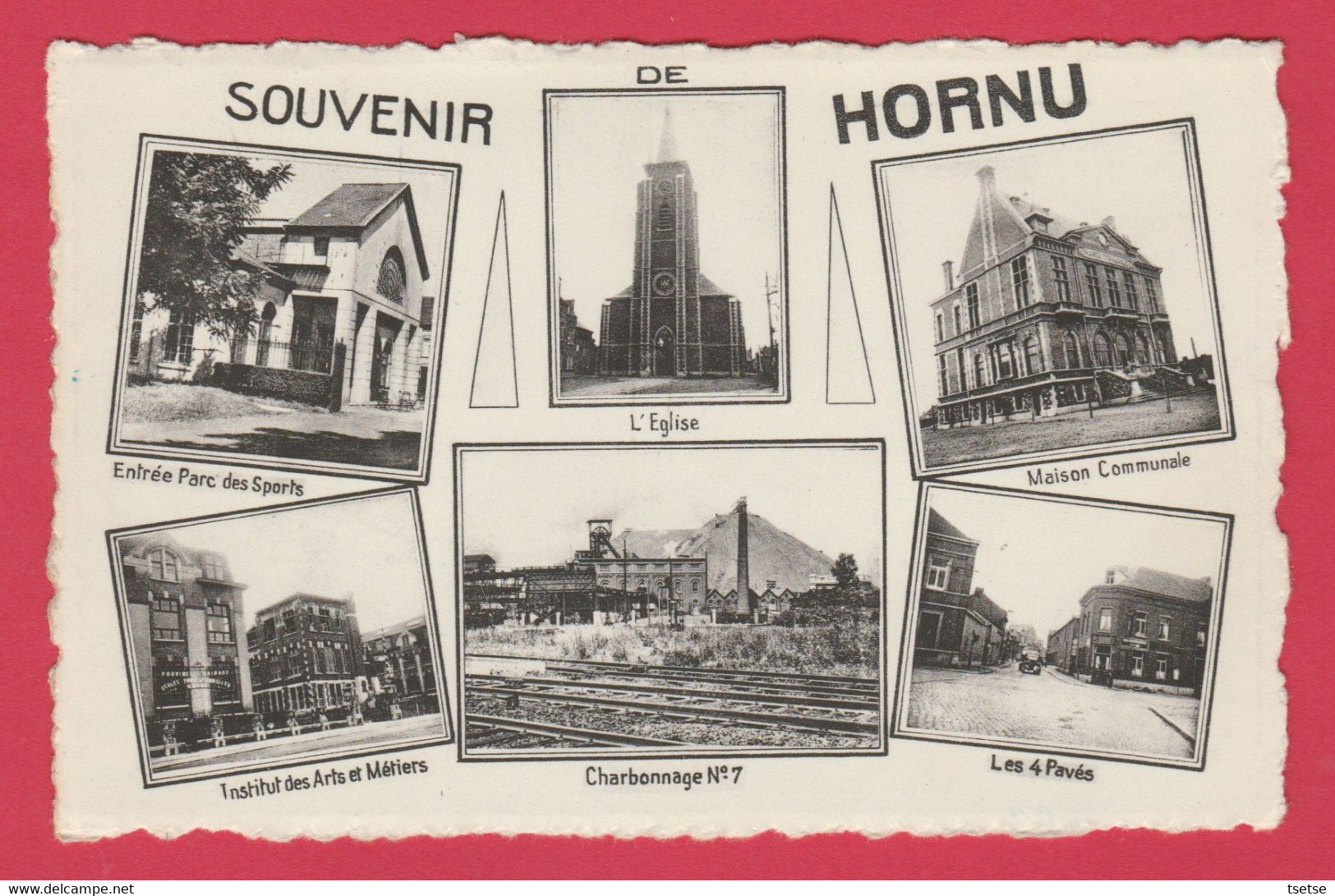 Hornu - Souvenir De … - Carte Multivues ( Voir Verso ) - Boussu
