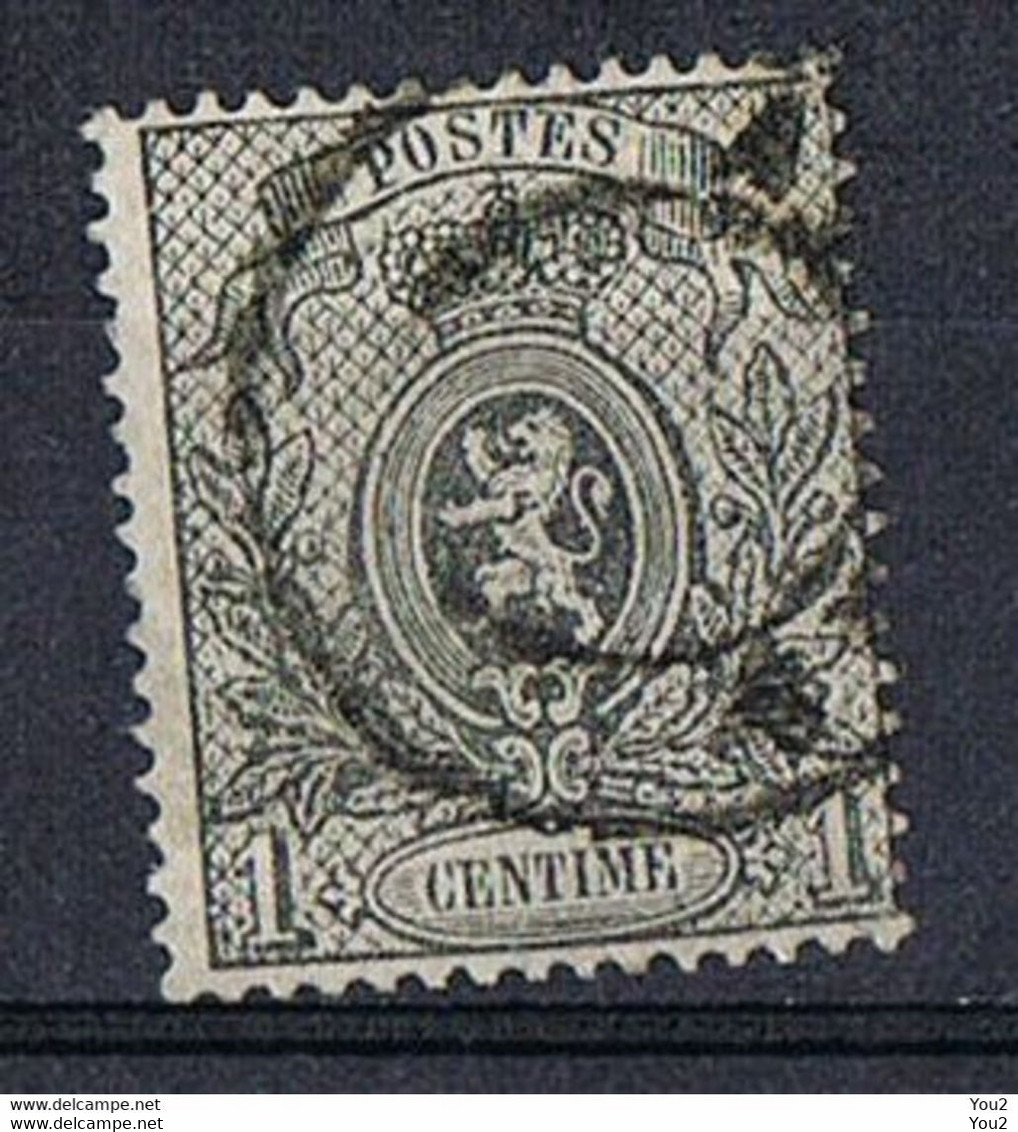 N° 23 1C Grijs - 1866-1867 Blasón