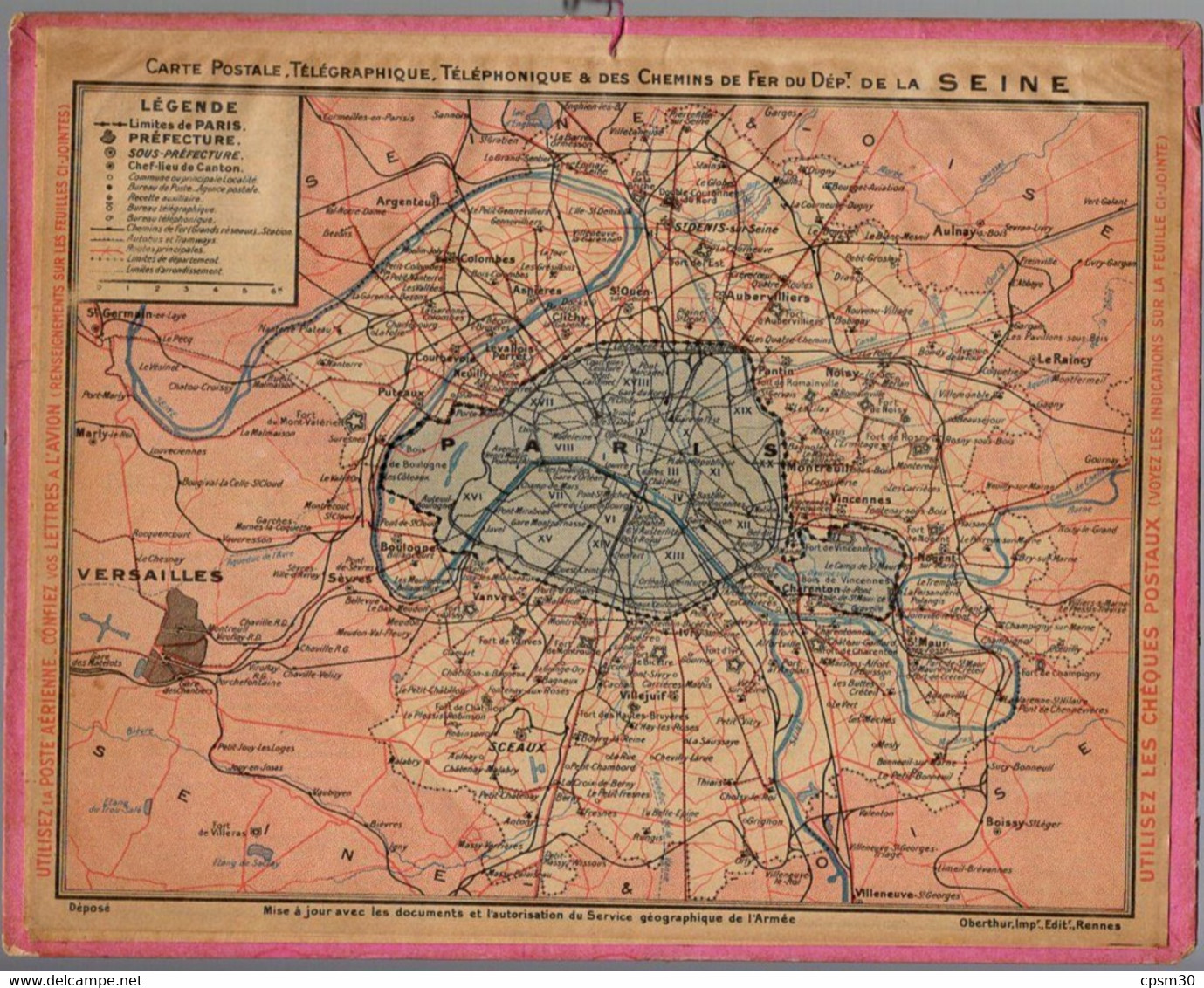 CALENDRIER GF 1941 - Ile Aux Moines, Le Village, Imprimeur Oberthur Rennes - Grand Format : 1941-60